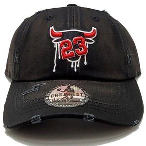 Chicago Greatest 23 Vintage Drip Strapback Hat
